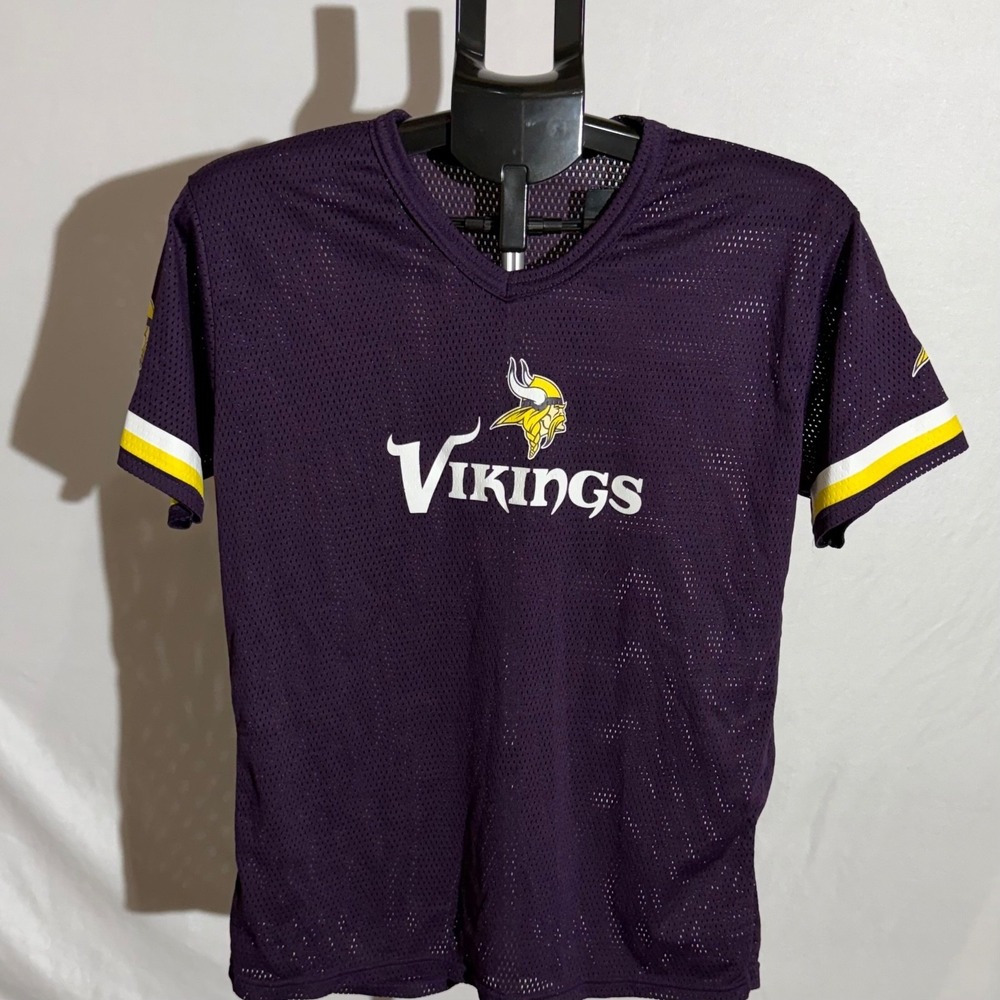 NFL Minnesota Vikings Franklin Football Mesh Youth‎ Large Kids Jersey